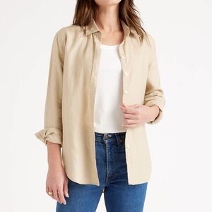 Quince 100% European Linen Long Sleeve Shirt